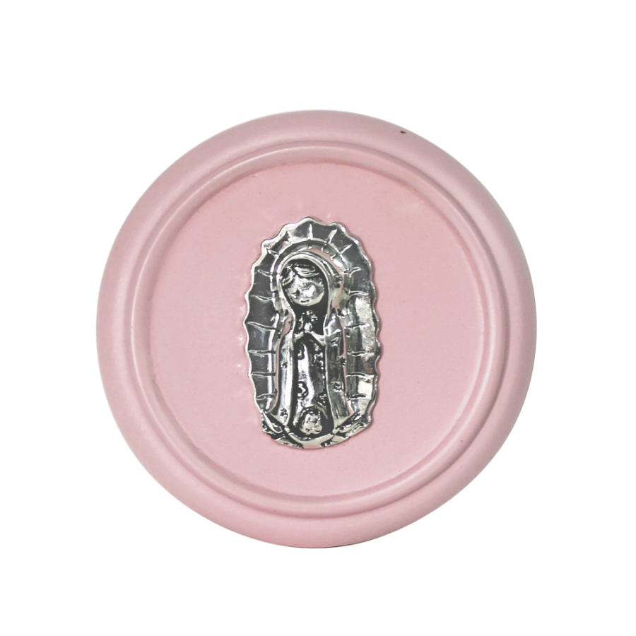 Medalla Virgen de Guadalupe (rosado)