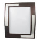 Marco Madera 20x25 Aplique Plata