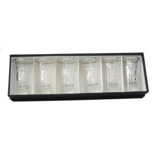 set vaso ponchero x6