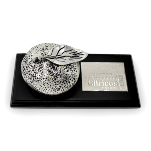 Mandarina con Base y Placa