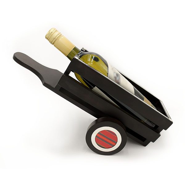 Carreta Telar para Vino - Plata/Madera