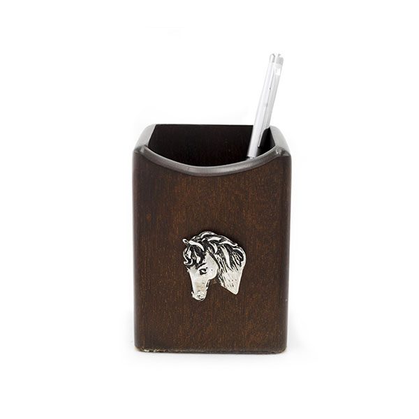Porta Lapicero Caballo - Plaqué/Madera