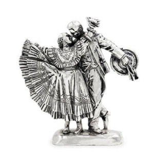 Pareja de Marinera - Plaqué