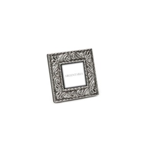 Marco 6x6 Flores - Plata