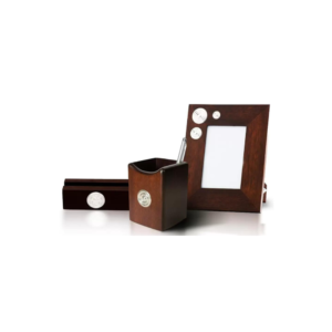 Pack Escritorio Espiral - Plata/Madera