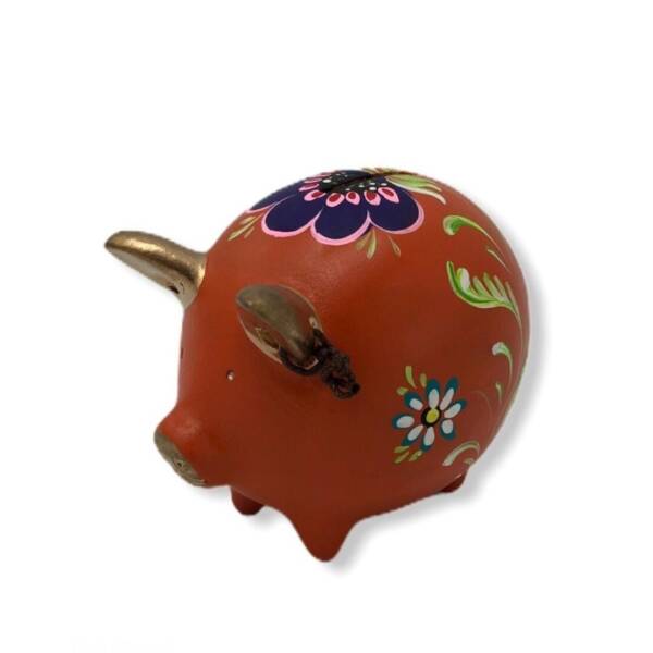 Chanchito Alcancía Ladrillo- Cerámica