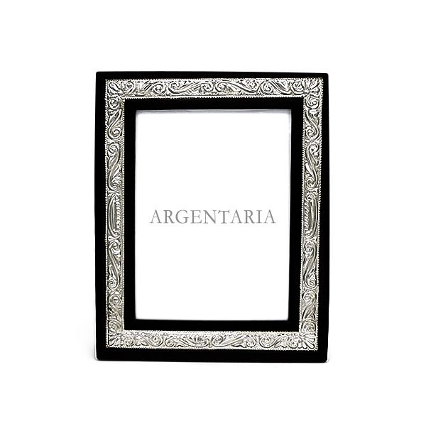 Marco 18x24 Acanalado - Plata/Madera