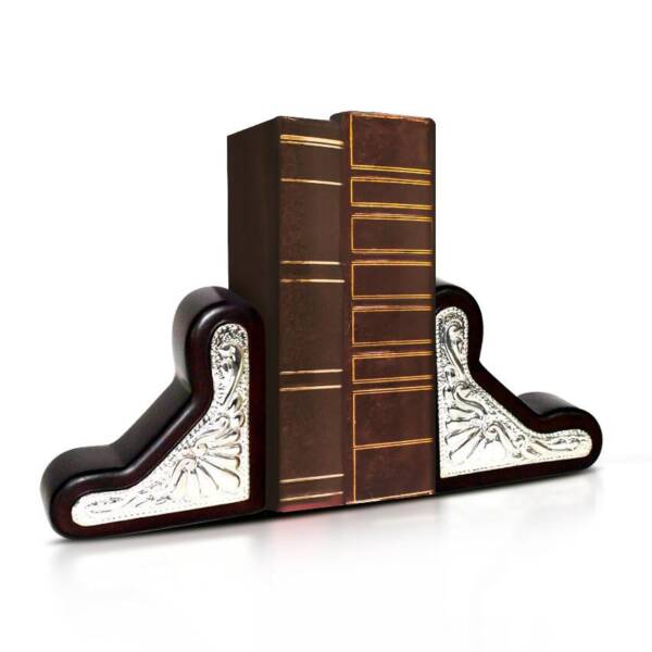 Tranca Libros - Plata/Madera