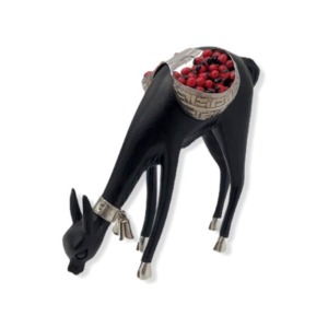 Vicuña Cuello Bajo Huayruro - Plata/Madera**