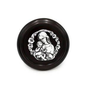 Medalla Virgen Florentina – Plaqué/Madera*