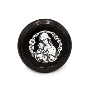 Medalla Virgen Florentina - Plaqué/Madera