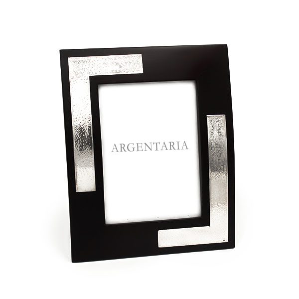 Marco 13x18 Angulos - Plata/Madera
