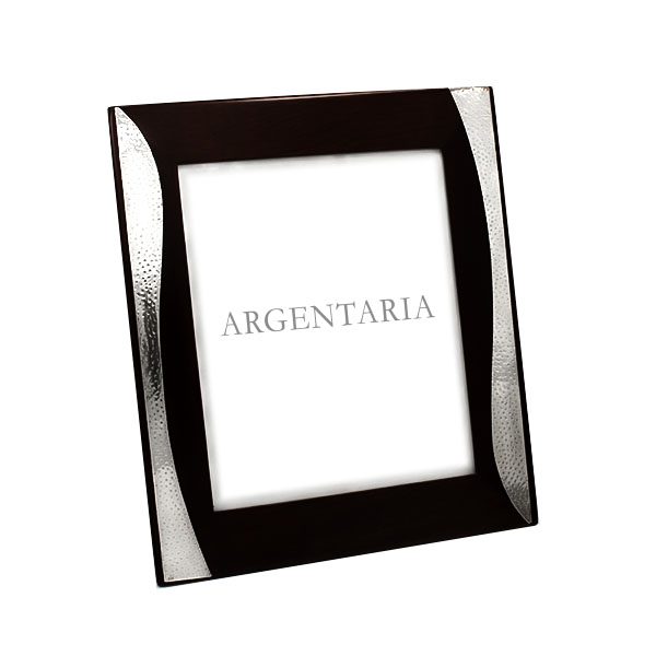 Marco 20x25 Olas - Plata/Madera