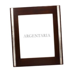 Marco 20x25 Doble Cinta - Plata/Madera
