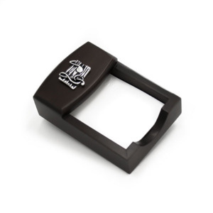 Porta Tarjeta Nota Musical - Plaqué/Madera