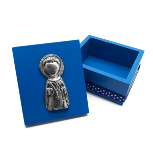 Cofre Azul San Martín - Plaqué/Madera