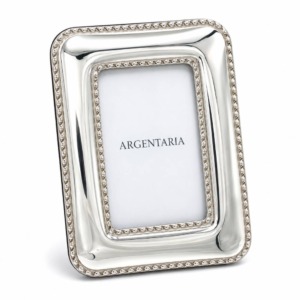 Marco 10x15 Perlado Ancho - Plata