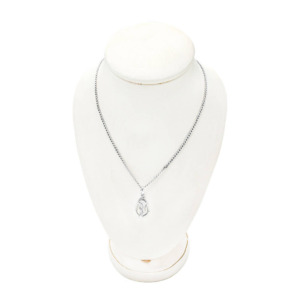 Dije Virgen Aureola y Cadena - Plata