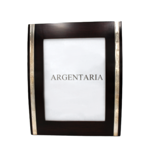 Marco 18x24 Doble Cinta - Plata/Madera