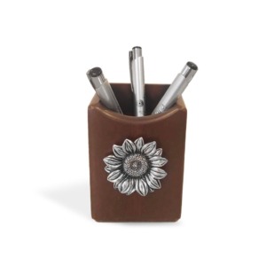 Porta Lapicero Girasol - Plaqué/Madera