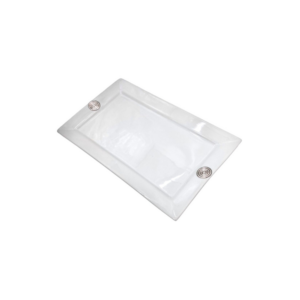 Fuente Piononera Grande con Espirales - Cerámica/Plata