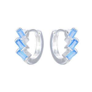 Arete Aro Celeste - Plata