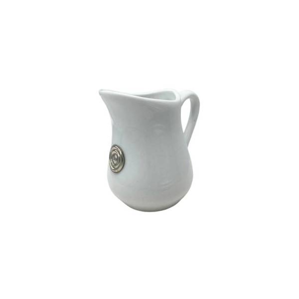 Jarrita Cremera con Espiral - Cerámica/Plata