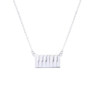Collar Piano Brillos - Plata
