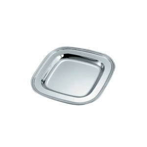 Bandeja Cuadrada Mediana 24cm - Silverplated