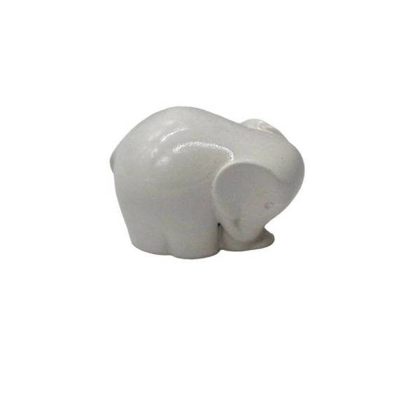 Elefante Mini Blanco - Resina - Imagen 2