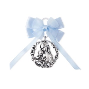 Virgen Florentina Cinta Azul - Plaqué