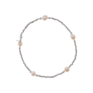 Pulsera Perlas - Plata