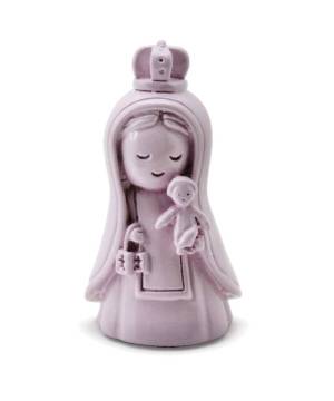 Virgen del Carmen Rosa Pálido - Resina