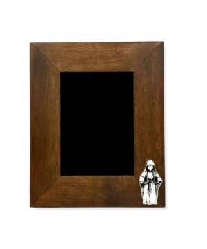 Marco 13x18 Virgen de la Medalla Milagrosa - Plaqué/Madera