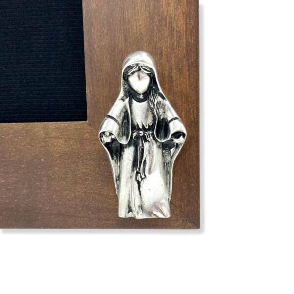 Marco 13x18 Virgen de la Medalla Milagrosa - Plaqué/Madera - Imagen 2