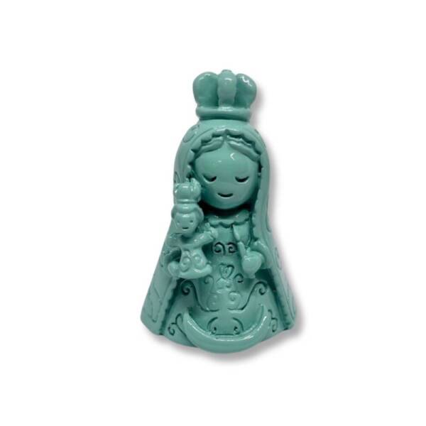 Virgen de la Candelaria Turquesa - Resina