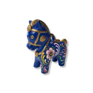 Caballo de Pucará Mediano Azul - Cerámica