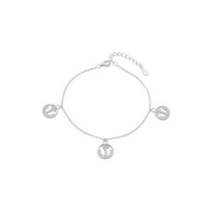 Pulsera Anclas - Plata