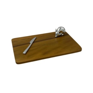 Tabla de Queso 14x19cm Ratón Gordo - Plaqué/Madera