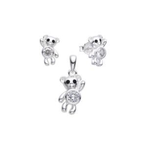 Juego Osito Brillos - Plata