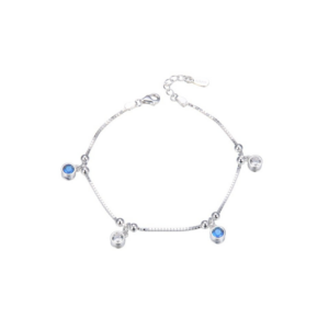 Pulsera Luz Celeste - Plata