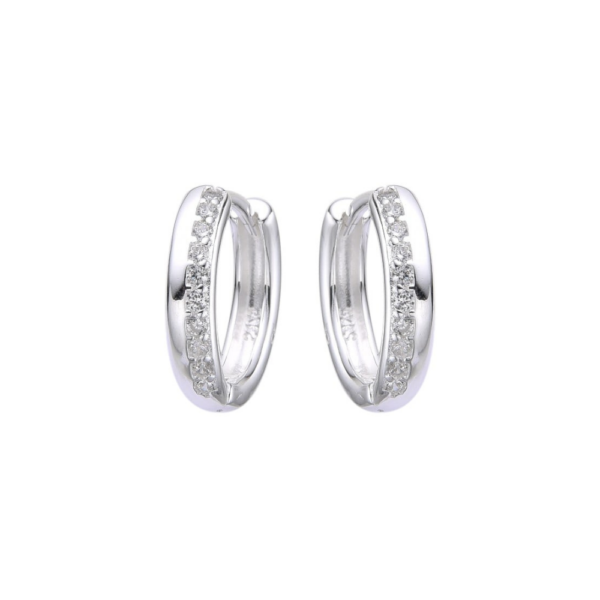 Arete Aro Brillos - Plata