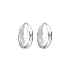 Arete Aro Liso - Plata