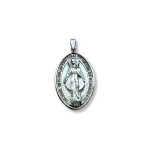 Dije Virgen de la Medalla Milagrosa - Plata