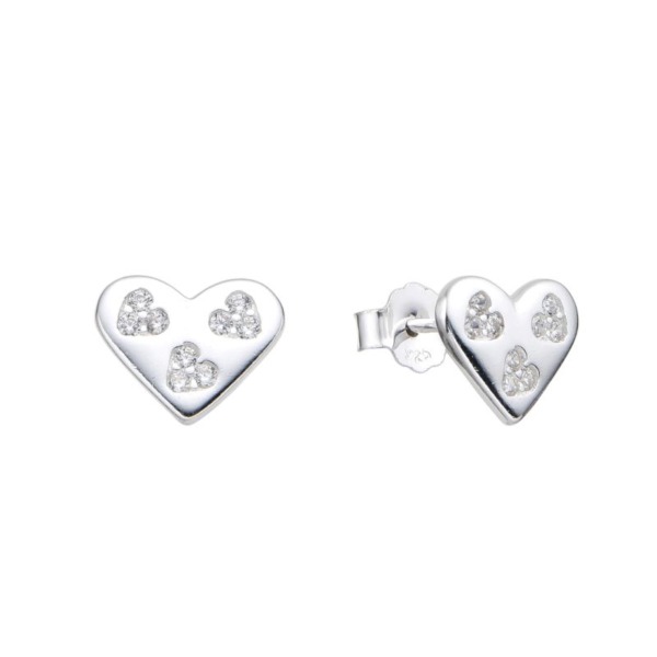 Aretes Corazón Plano