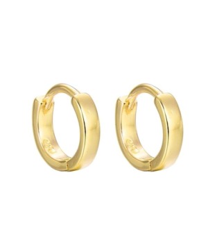 Aretes Aro Dorados - Plata