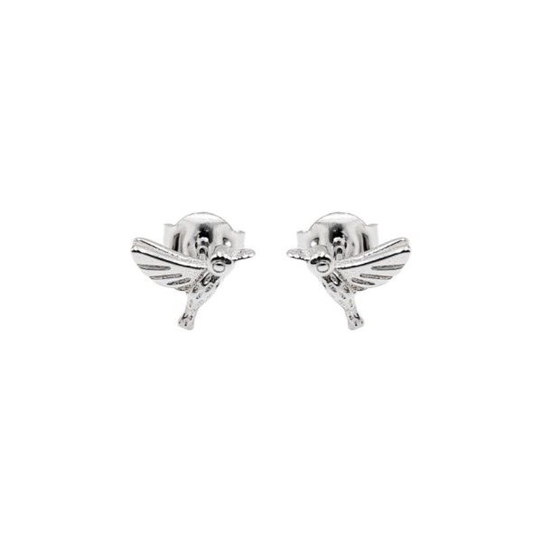 Aretes Colibrí - Plata - Imagen 3