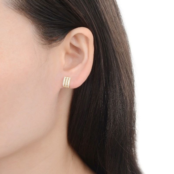 Aretes Dorados Circones - Imagen 2