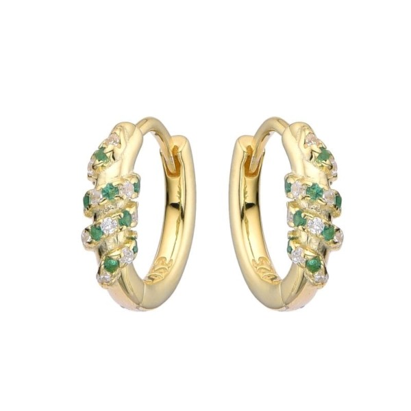 Aretes Serpiente Dorado