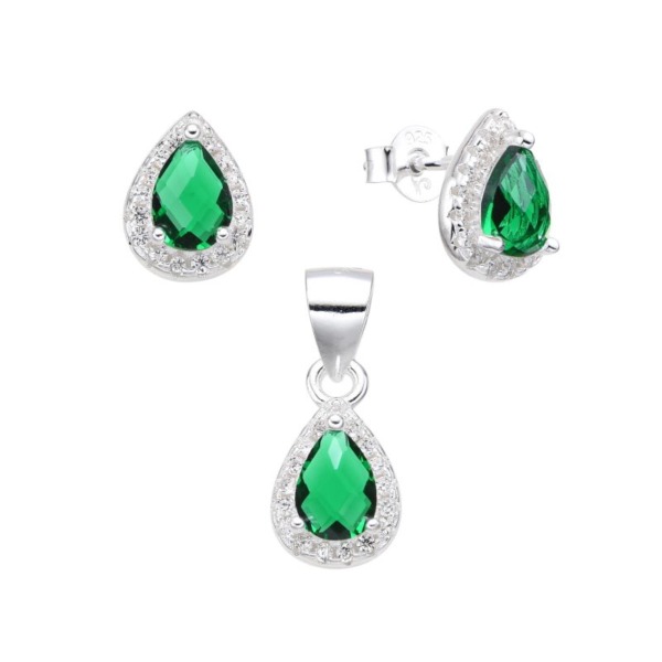 Juego Gota Verde - Plata